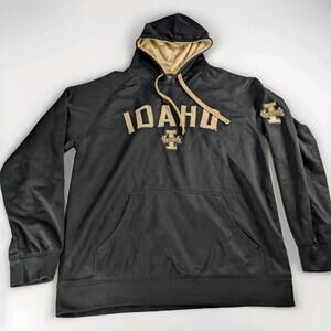 Idaho Vandals Hoodie Sweatshirt M Black Gold Knights Apparel NCAA College